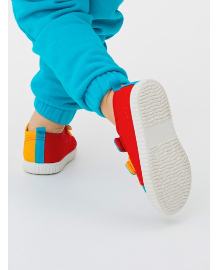 Кеды для мальчиков красный,голубой,жёлтый