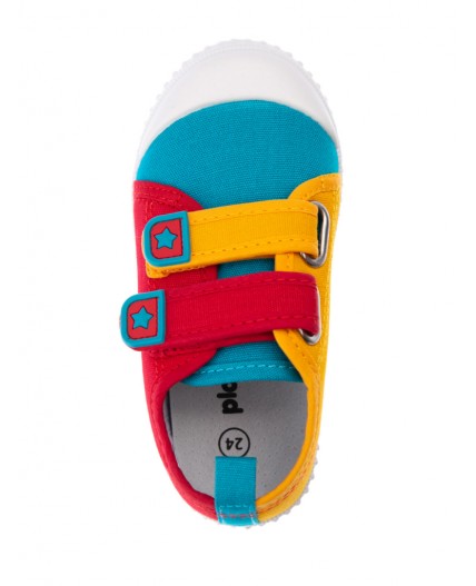 Кеды для мальчиков красный,голубой,жёлтый