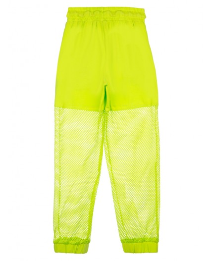 Брюки трикотажные для девочек светло-зеленый