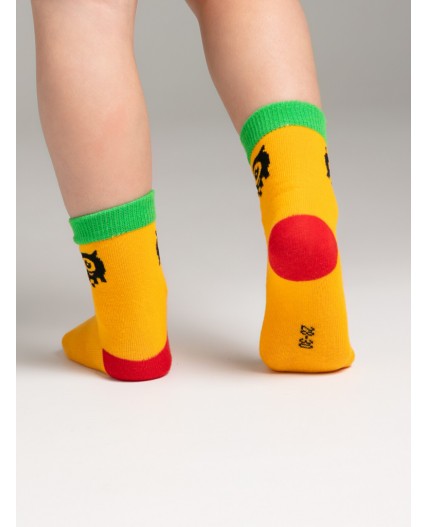 Носки трикотажные для мальчиков, 2 пары в комплекте разноцветный