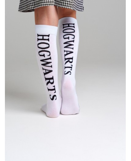 Гольфы трикотажные для девочек белый,черный