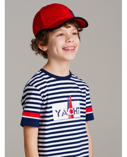 Кепка текстильная для мальчиков красный