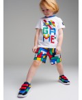 Шорты трикотажные для мальчиков разноцветный