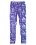 Брюки трикотажные для девочек (легинсы) сиреневый