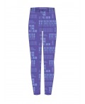 Брюки трикотажные для девочек (легинсы) сиреневый