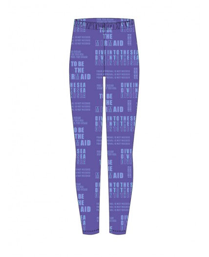 Брюки трикотажные для девочек (легинсы) сиреневый