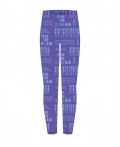 Брюки трикотажные для девочек (легинсы) сиреневый