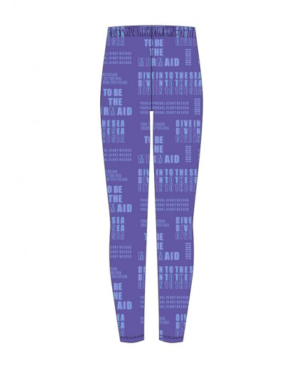 Брюки трикотажные для девочек (легинсы) сиреневый