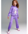 Брюки трикотажные для девочек фиолетовый