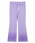 Брюки трикотажные для девочек фиолетовый