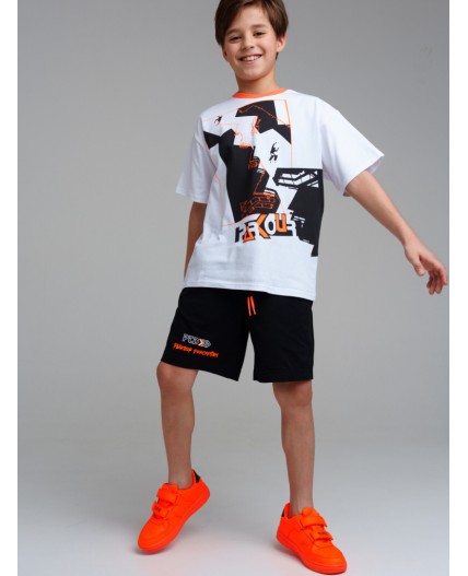 Шорты трикотажные для мальчиков, 2 шт в комплекте черный,серый