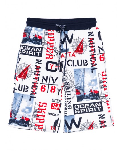 Шорты трикотажные для мальчиков разноцветный