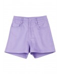 Шорты текстильные для девочек сиреневый