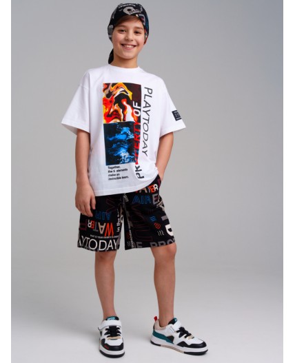 Шорты трикотажные для мальчиков, 2 шт в комплекте разноцветный