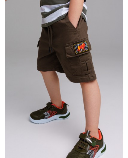 Шорты текстильные для мальчиков хаки