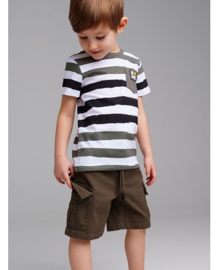 Шорты текстильные для мальчиков хаки