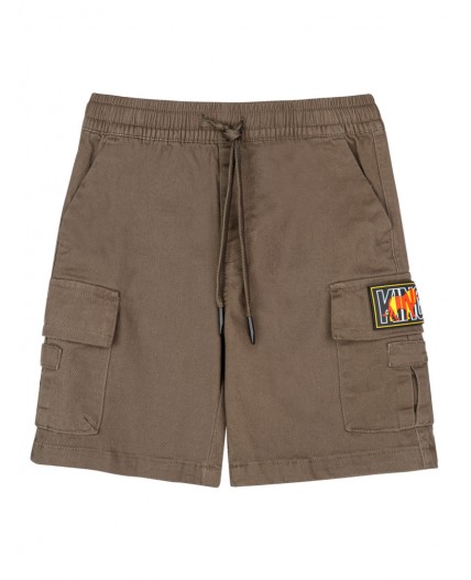Шорты текстильные для мальчиков хаки