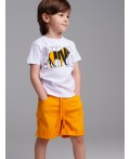 Шорты текстильные для мальчиков жёлтый