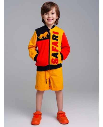 Шорты текстильные для мальчиков жёлтый