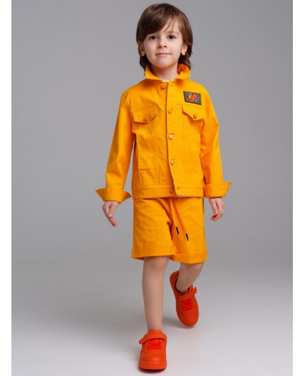 Шорты текстильные для мальчиков жёлтый