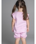 Песочник детский трикотажный для девочек светло-розовый