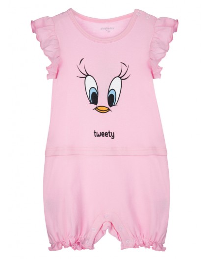 Песочник детский трикотажный для девочек светло-розовый