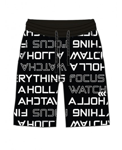 Шорты трикотажные для мальчиков черный,белый