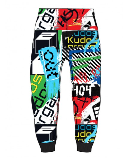 Брюки трикотажные для мальчиков разноцветный