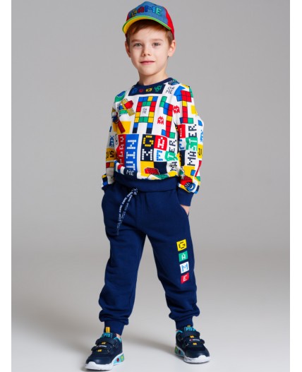 Кепка текстильная для мальчиков черный,жёлтый,синий