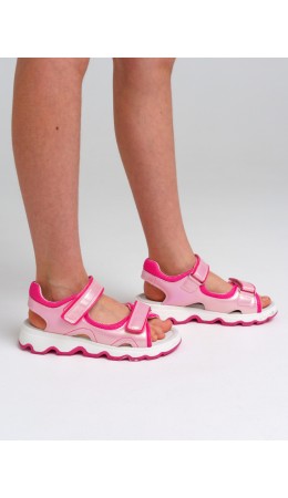 Сандалии для девочек розовый,фуксия