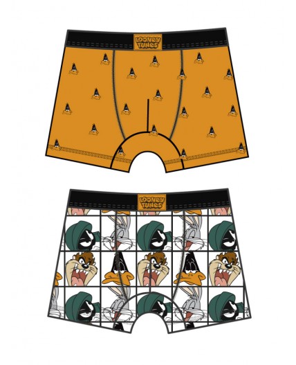 Трусы трикотажные для мальчиков - боксеры, 2 шт в комплекте разноцветный