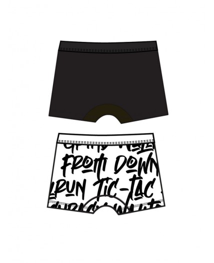 Трусы трикотажные для мальчиков - боксеры, 3 шт в комплекте черный,белый