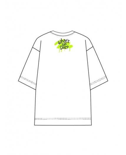 Фуфайка трикотажная для девочек (футболка) белый