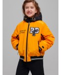 Куртка текстильная с полиуретановым покрытием для мальчиков оранжевый