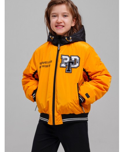 Куртка текстильная с полиуретановым покрытием для мальчиков оранжевый