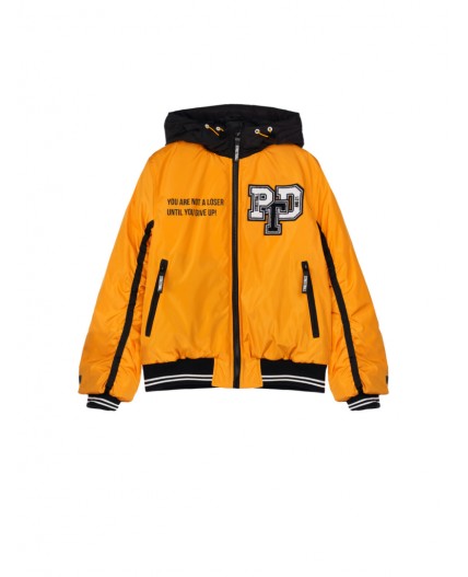 Куртка текстильная с полиуретановым покрытием для мальчиков оранжевый