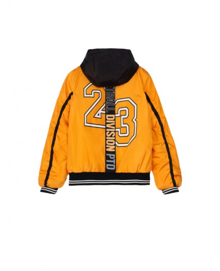 Куртка текстильная с полиуретановым покрытием для мальчиков оранжевый