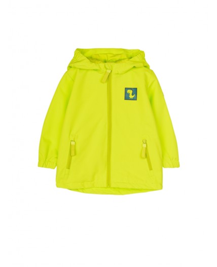 Куртка детская текстильная с полиуретановым покрытием для мальчиков (ветровка) светло-зеленый