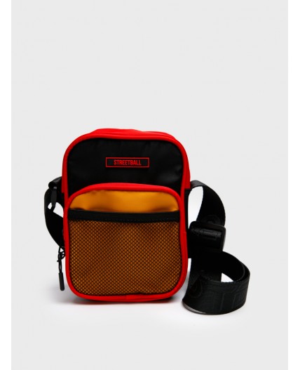 Сумка текстильная для мальчиков черный,жёлтый