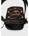 Сумка поясная для мальчиков черный,оранжевый