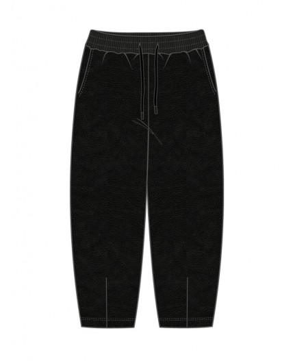 Брюки трикотажные для девочек черный