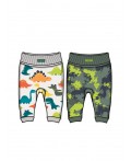 Ползунки детские трикотажные для мальчиков, 2 шт в комплекте разноцветный