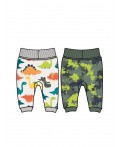 Ползунки детские трикотажные для мальчиков, 2 шт в комплекте разноцветный