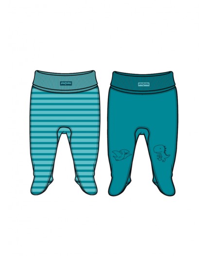 Ползунки детские трикотажные для мальчиков, 2 шт в комплекте голубой