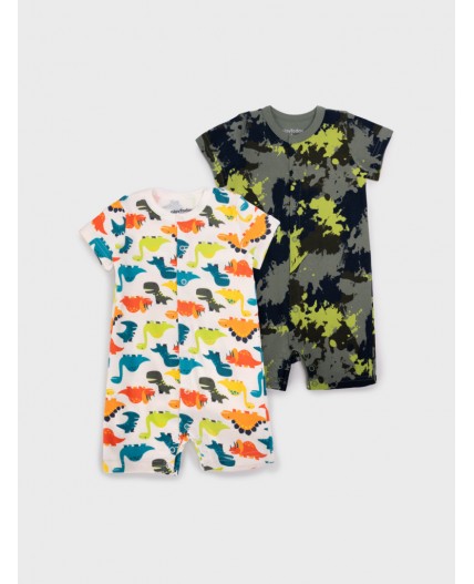 Песочник детский трикотажный для мальчиков, 2 шт в комплекте разноцветный