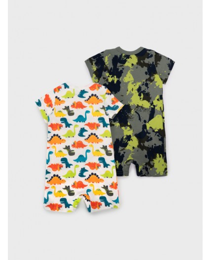 Песочник детский трикотажный для мальчиков, 2 шт в комплекте разноцветный