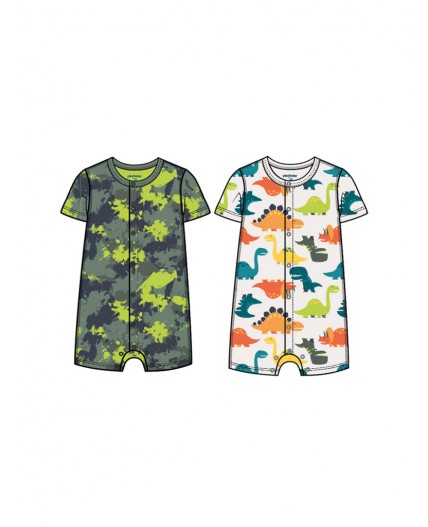 Песочник детский трикотажный для мальчиков, 2 шт в комплекте разноцветный