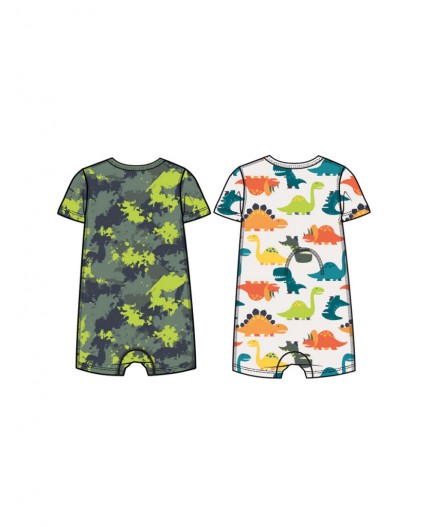 Песочник детский трикотажный для мальчиков, 2 шт в комплекте разноцветный