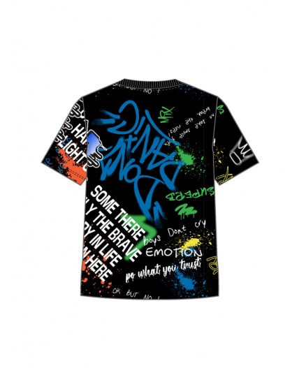 Фуфайка трикотажная для мальчиков (футболка) разноцветный