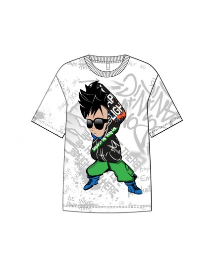 Фуфайка трикотажная для мальчиков (футболка) белый